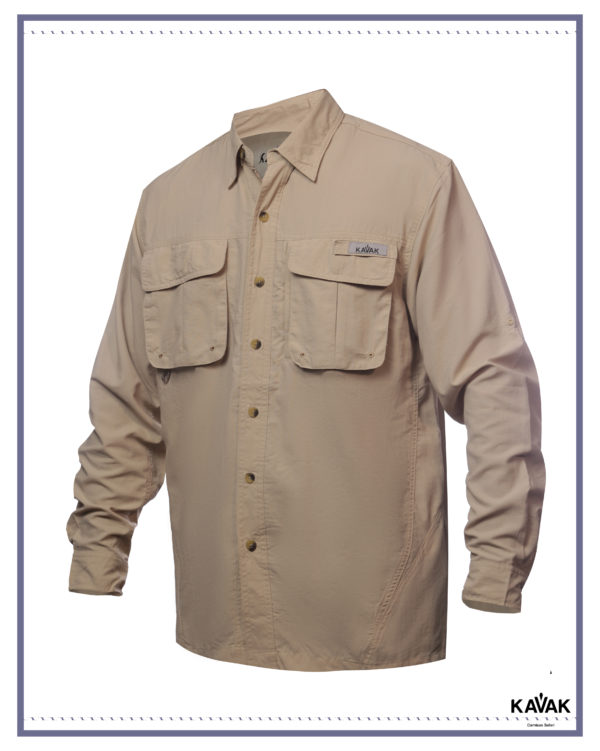 camisa kavak beige